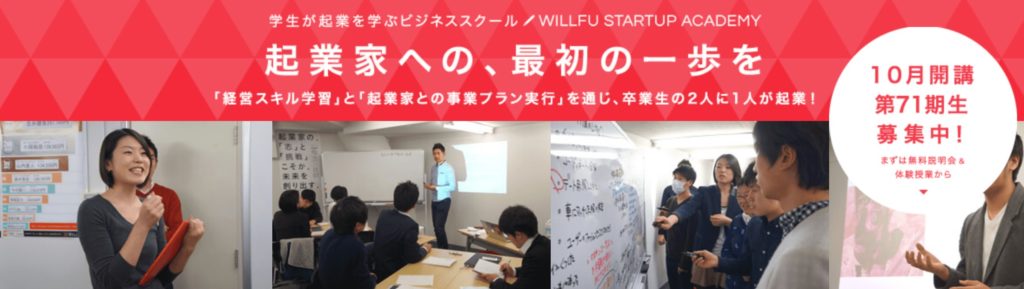 Willfu 学生起業スクール